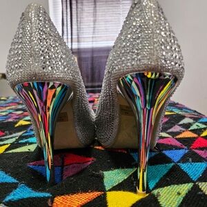 Dazzling Silver Heels